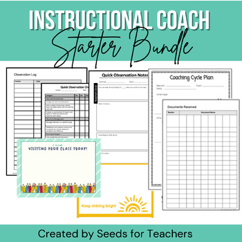 Preview of Instructional Coach Starter Bundle