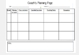 Instructional Coaches Planning Page