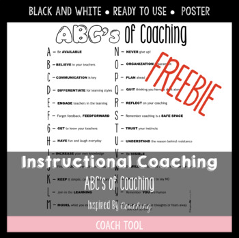 Preview of Instructional Coaching: ABC's of Coaching