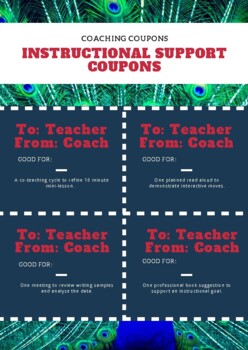 Instructional Coaching Coupons by Lisa Parrish | TPT