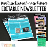 Instructional Coaching Editable Newsletter Templates