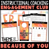 Instructional Coaching Engagement Bulletin Board Because of YOU