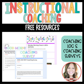 Preview of Instructional Coaching FREE Resources
