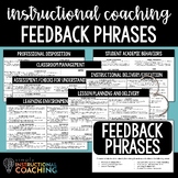 Instructional Coaching Feedback Phrases