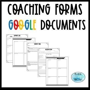 Preview of Instructional Coaching Forms ((Google Docs))