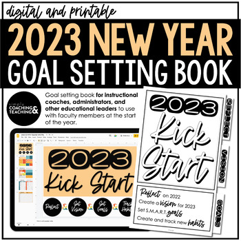 Preview of Instructional Coaching Goal Setting New Years