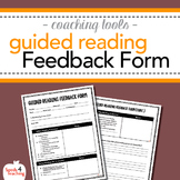 Instructional Coaching – Guided Reading Feedback Form