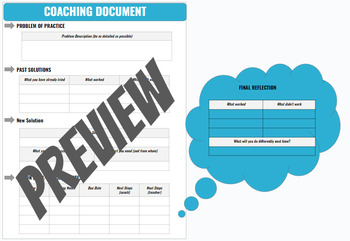 Preview of Instructional Coaching Log