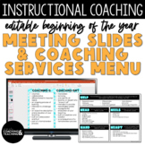 Instructional Coaching Menus and Slides