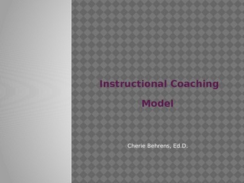 Preview of Instructional Coaching Model-PPT