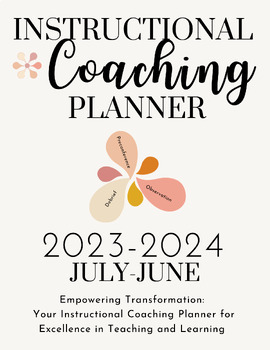 Preview of Instructional Coaching Planner 23-24