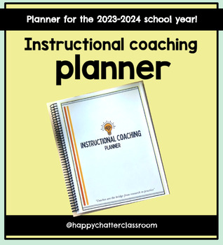 Preview of Instructional Coaching Planner (July 2023- June 2024)