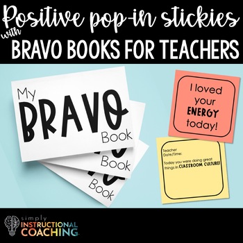 Preview of Instructional Coaching Positive Walkthrough Sticky Notes