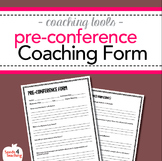 Instructional Coaching – Pre-Conference Form