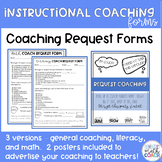 Instructional Coaching Request Forms & Posters