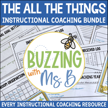 Preview of Instructional Coaching Resources: All the Things Bundle: Forms + calendars +