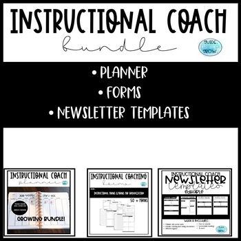 Preview of Instructional Coaching Resources BUNDLE