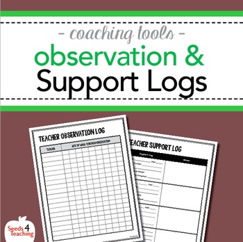 Preview of Instructional Coaching – Teacher Observation and Support Logs