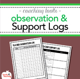 Instructional Coaching – Teacher Observation and Support Logs