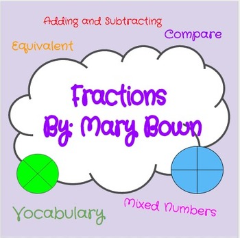 Preview of Fractions Power Point