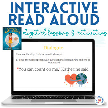 Preview of Instructional Read Aloud Lessons & Digital Slides - Counting On Katherine