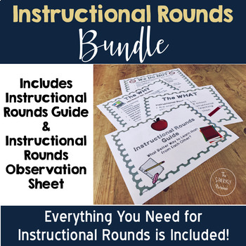 Preview of Instructional Rounds BUNDLE