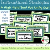 Instructional Strategies Poster Set {Marzano's 9 "High Yie