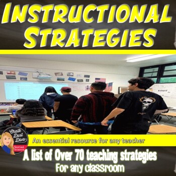 Preview of Instructional Strategies | Teaching Strategies for ANY Classroom | 70 Total