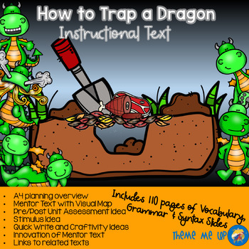 Preview of Instructional Text Writing Unit How to Trap a Dragon