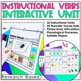 Instructional Verbs: Speech Therapy Interactive Unit