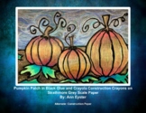 Instructions Black Glue Pumpkins Shaded with Crayola Const