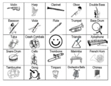 Instrument Bingo Boards