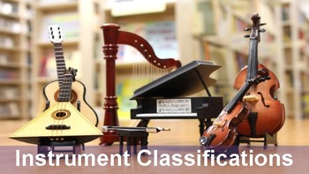 Preview of Instrument Classifications Resource