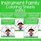 Instrument Coloring Pages - BUNDLE