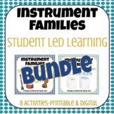 Instrument Families Bundle | Student Led Learning | Printa
