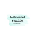 Instrument Families Coloring Sheet | Music | Brass, String