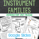 Instrument Families Introduction Unit Printable and Digita