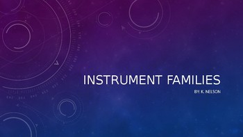 Preview of Instrument Families Presentation