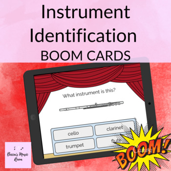 Preview of Instrument Families Sort Boom Cards | Digital Music Activities