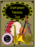 Instrument Families Test (with ADAPTED version for SpEd/IE