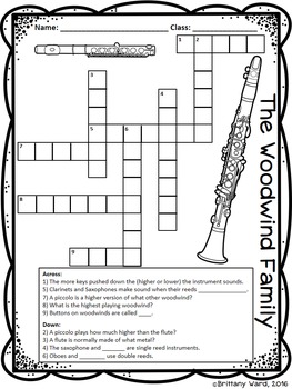 Instrument Families - Works... by Brittany De Laruelle Ward | Teachers