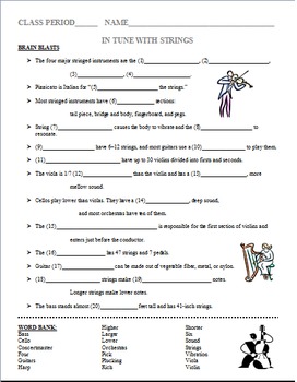 Preview of Instrument Families of the Orchestra -Upper Elementary