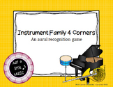 Instrument Family 4 Corners - An aural four corners style game