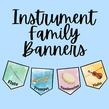 Preview of Instrument Family Banners