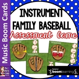 Instrument Family Baseball BOOM CARDS Distance Learning