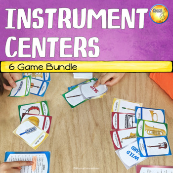 Preview of Instrument Family Centers Bundle - 6 Orchestra Family Games