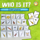Instrument Family File Folder Centers Game - Who Is It?