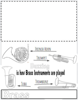 Preview of Instrument Family Flipbook 