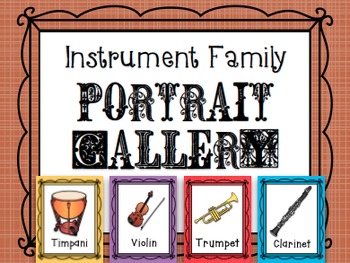 Preview of Instrument Family Portrait Gallery - Bulletin Board - Posters