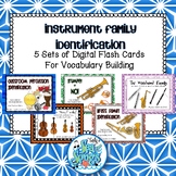 Instrument Family Identification Digital Flash Card Bundle
